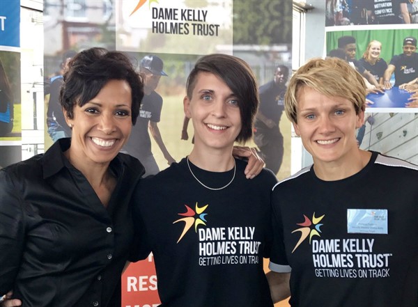 Dame Kelly Holmes Trust team