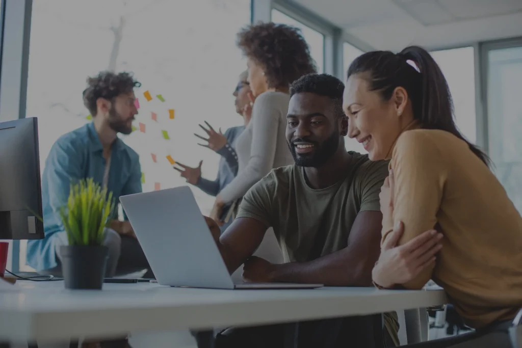 people working on laptop